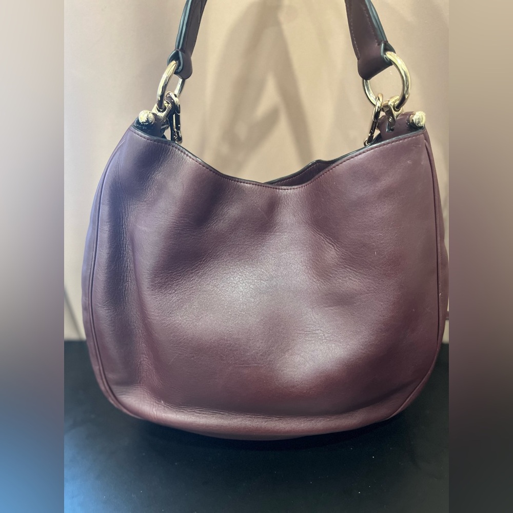 COACH Glovetanned Oxblood Leather Hobo Ladies Handbag 36026LIOXB - Picture 9 of 11